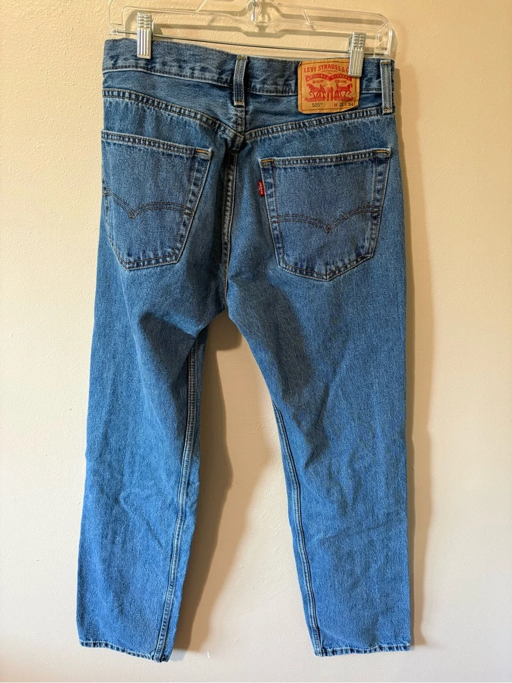 Levi's 505 Regular Fit Men’s Jeans size 31x34.